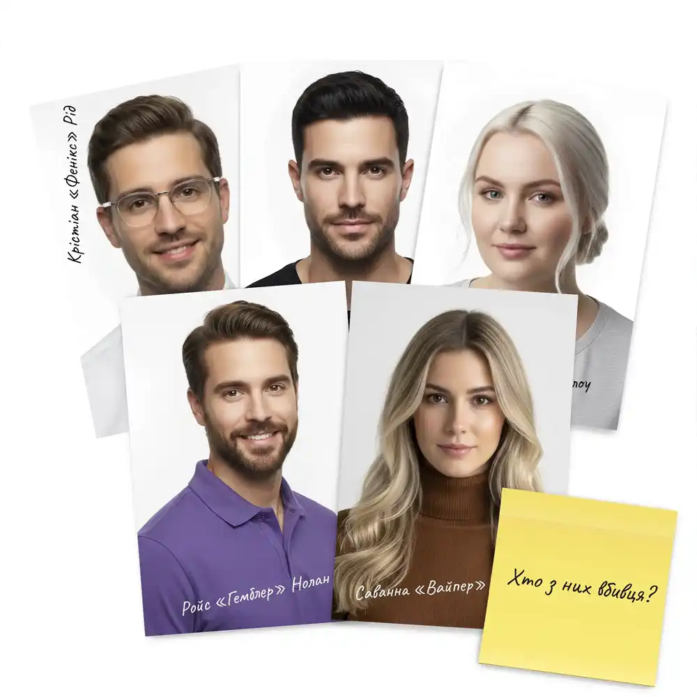 Фотографії підозрюваних